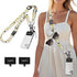 Icycay Phone Lanyard Crossbody, Floral Bee Cell Phone Strap for Around The