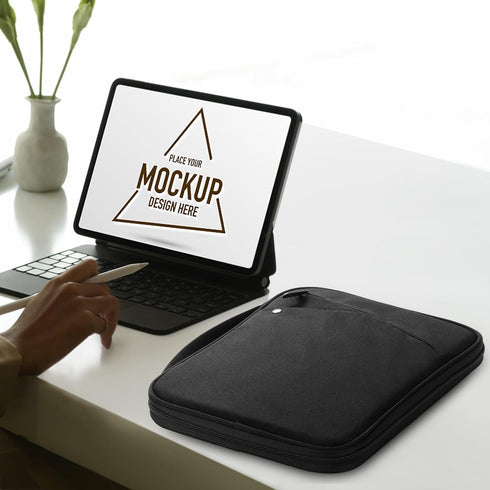 MoKo 9-11 Inch Tablet Sleeve Carrying Case with Handle, Padded Protective Travel Bag for iPad Air/Pro 11 inch