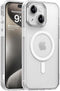 iPhone 14 Magnetic Case, Slim Frosted Clear Cover, MIL-Grade Protection, Scratch-Resistant, Not Yellowing, MagSafe