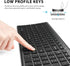 iClever BK10 Bluetooth Keyboard, Wireless Rechargeable Bluetooth 5.1 Multi Device Keyboard with Number Pad