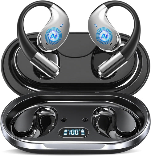 ZIDOXING AI Translation Earbuds Real Time 164 Languages 80H Playtime Translator Ear Buds