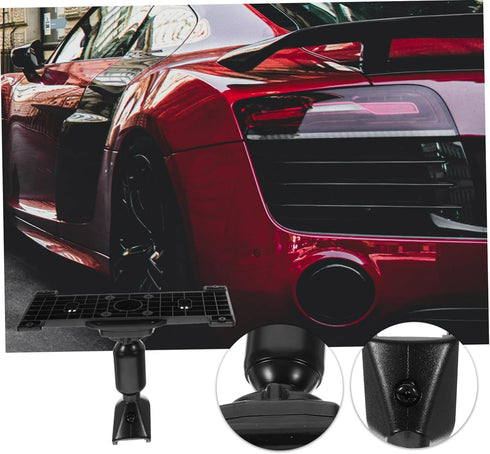 Vehicle Driving Recorder Dashcam Rear View Camera Mirror Mount, Dash Cam Holder Replacement with Aluminum Alloy Base