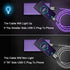 USB C to USB C Fast Charging Cable 6ft 60W 3A with LED Light Up Charger for Samsung Galaxy S23/S22/S21/S20/MacBook Pro