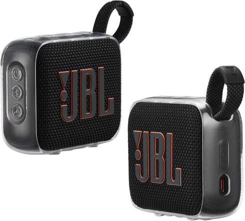 Silicone Cover for JBL GO 4 Bluetooth Speaker, Portable Mini Bluetooth Speaker Case