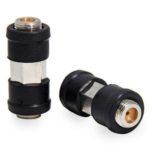 Outdoor Coaxial Cable Connector 2-Pack, RG6 F Female to Female Extension Coupler, Weatherproof