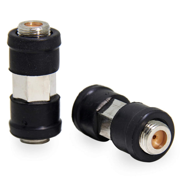 Outdoor Coaxial Cable Connector 2-Pack, RG6 F Female to Female Extension Coupler, Weatherproof