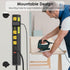 JUNNUJ Heavy Duty Metal Power Strip 20 Amp, 6 Outlet Surge Protector with Circuit Breaker
