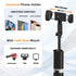 Jishane 61'' Tall Tripod for iPhone - Selfie Stick Tripod All in One Selfie Stick with Wireless Remote, Lightweight