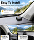 ViaBecs 5.68ft GPS Navigation Antenna SMA Male Connector for Car Stereo Head Unit, Active GPS Antenna, Cable