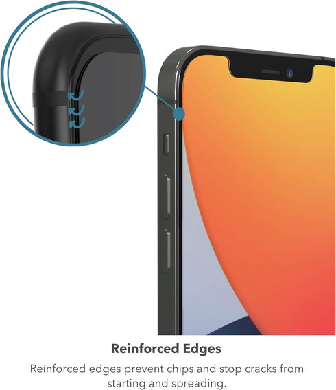 ZAGG InvisibleShield Glass Elite VisionGuard+ Screen Protector for iPhone 12 Pro Max, Ultimate Scratch and Shatter