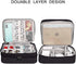 Jelly Comb Electronics Organizer Bag for Travel, Waterproof Cable Storage for Charging Cables, Power Bank, iPad