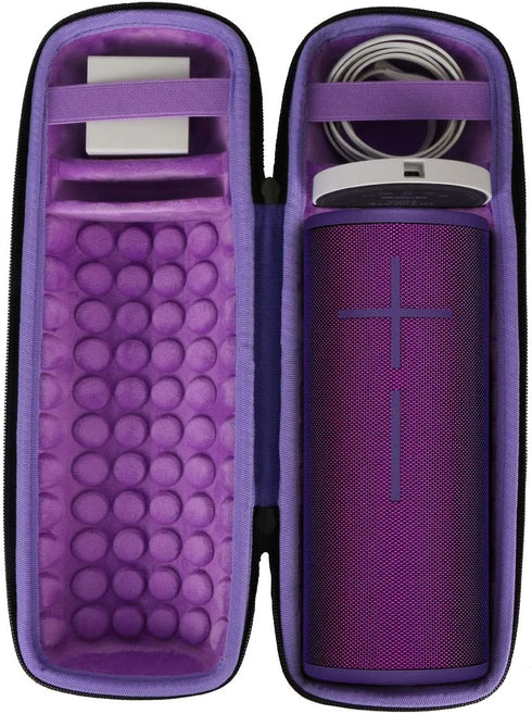 co2CREA Hard Travel Case for Ultimate Ears UE MEGABOOM 4/3 Portable Bluetooth Speaker (Ultraviolet Purple)
