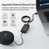 Inwa Aux to USB External Sound Card, USB to 3.5mm Jack Audio Adapter for PS5, PS4, PC, Switch, 7.1 Surround Sound