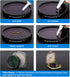 JJC 67mm ND Filter ND2-2000 VND Variable Neutral Density Adjustable Fader for Sony FE 24mm f1.4, FE 20mm f1.8 G, Sigma