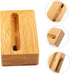 NUOBESTY Universal Phone Sound Amplifier - Wooden Bamboo Mobile Phone Holder with Loudspeaker Dock