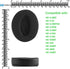 Geekria Sport Cooling Gel Replacement Ear Pads for Sennheiser HD4.50 Series Headphones (Black)