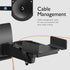 TNP Dual Bookshelf Speaker Wall Mount - 2 Pack, Adjustable, Compatible with Sony, Bose, Yamaha, Pioneer, Supports 66 lbs