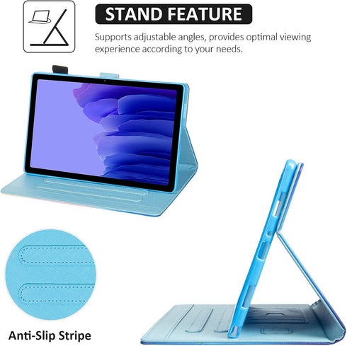 Dteck Galaxy Tab A7 Tablet Case 10.4" 2022/2020, SM-T500/T503 PU Leather Protective Cover with Auto Sleep Wake