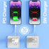 iPhone Charger, 2 Pack 20W PD USB C Wall Fast Charger Adapter with 2 Pack 6FT Type C to Lightning Cable