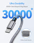 etguuds USB C to USB C Cable 2ft, 2-Pack, 60W Fast Charging for Samsung Galaxy S24 S23 S22, iPhone 15 Pro Max