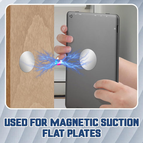 JJUNW 10 Pcs Universal Metal Plate, Adhesive Thin Metal Plates (Compatible with Magnetic Mounts), Magnet Phone Metal