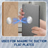 JJUNW 10 Pcs Universal Metal Plate, Adhesive Thin Metal Plates (Compatible with Magnetic Mounts), Magnet Phone Metal