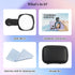 Esdallina Phone Rear Camera Selfie Mirror - See How You Look in The Back Camera - for High Definition Photos (Black)