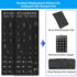 CaseBuy 2PCS Keyboard Number Stickers, Keyboard Number Pad Replacement Stickers Universal for Wireless Numeric Pad