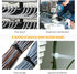 120PCS Nylon Self Locking Cable Zip Tie, Car Push Mount Fastener Clips Wraps for Indoor Outdoor, Compatible