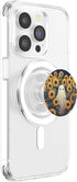 Cute Halloween Floral Garden PopSockets PopGrip for MagSafe Vintage Ghost Sunflower Pattern