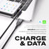 Statik PowerPivot Pro USB C to USB C Cable, 60W Fast Charging, Data Transfer Capable USB Charger Cord, 3FT/1M