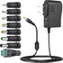 SoulBay 12V 2A Power Supply Regulated 12 Volt DC Adapter with 8 Tips, 8.2FT Cord