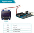 Frienda 10 I2C I2C Pieces OLED Display Module OLED Screen Driver IIC Tabellone Seriale con Display Auto-Luminoso