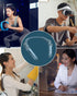 Portable Bluetooth Neckband Speakers, Wireless Wearable Speaker, 10 Hrs Playtime, CVC 8.0 Noise Cancelling (Blue)