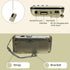 Retekess PR11 Portable AM FM Radio, Rechargeable Transistor Radio with Headphone Jack and MP3 Support (Gold)