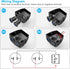Tent Type Panel 12V USB Outlet Lighted Cigarette Lighter Socket, PD3.0 & QC3.0 Car USB Port Charger with LED Voltmeter