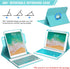 Keyboard Case for iPad 9.7 inch 5th 6th Generation - 360° Rotatable Case with 7 Color Backlit Bluetooth Keyboard, Lake