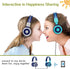 SIMOLIO Kids Bluetooth Headphones, Built-in Microphone, Safe Volume Limited, Foldable, Wireless/Wired for Children