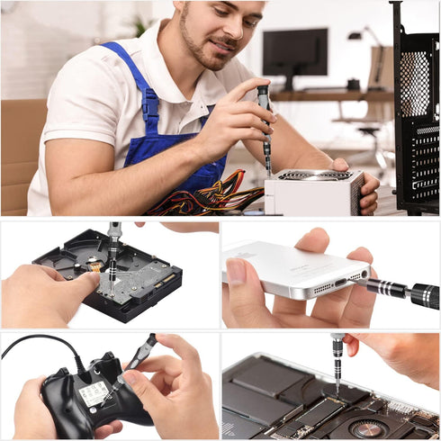 Unamela Precision Screwdriver Set, 139 in 1 Computer Repair Tool Kit with 120 Bits, Magnetic for Laptop, PC, MacBook,
