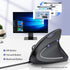 TECKNET Wired Mouse, 6400 DPI Ergonomic Vertical Mouse with 6 Buttons, Compatible with Windows/Chrome/Laptop/Computer