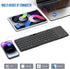 Foldable Travel Keyboard, Wireless Portable Folding Keyboard with Touchpad, Bluetooth for iPad, Tablet, Laptop,