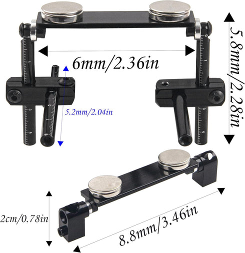 1Set D3 TT-01 TT-02 1/10 ShareGoo RC Magnetic Body Post Stealth Invisible Body Shell Mount Column Kit Compatible