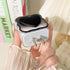 Compatible iPhone 18W/20W USB-C Charger Cover, Clear Lovely 3D Love Heart with Waves Design Soft Charger Protector for