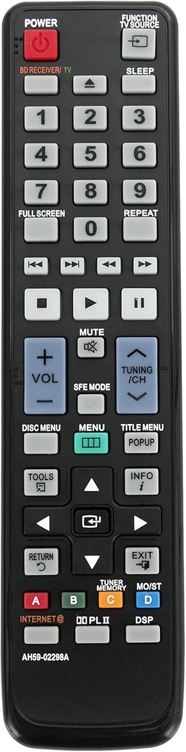 VINABTY New AH59-02298A Replaced Home Theater/DVD Remote for Samsung Models