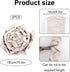 Fukaisu 180x14cm/70.9x5.5in Fabric Cord Cover, Linen Cable Sleeve for Chandelier Chain Lamp Wires TV Cords & Home Cable