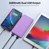 Portable Charger Power Bank, 26800mAh Ultra-High Capacity, 2 USB Output, High Speed Charging for iPhone, Samsung, LG