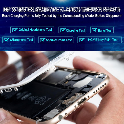 Dock Connector Replacement for Samsung Galaxy A54 5G, Flex Cable with Tools for A546U USB Charger Dock Board