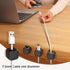 TAIKULE 6 Pack Magnetic Cable Clips White Cable Management USB Cable Power Wire Cord Clips for Home Office Desk Phone