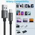 ULT-WIIQ USB A to USB C Cable, High Speed 10Gbps Data Transfer, Fast Charging QC 3.0 AFC Braided USB to USB C Charger