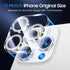 UniqueMe 3 Pack Camera Lens Protector for iPhone 15 Pro/Pro Max, 9H Tempered Glass, Drop Protection